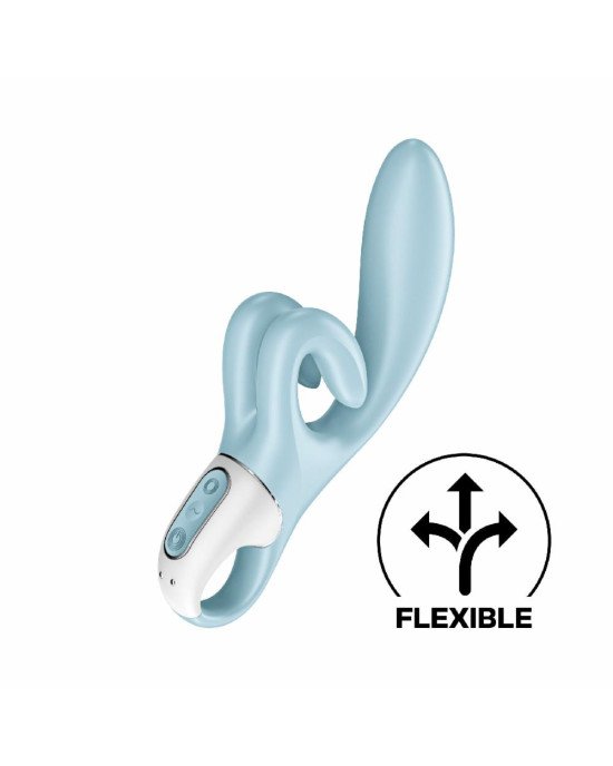 Вібратор-кролик Satisfyer Touch Me Blue, подвійний відросток, 3 потужні мотори Вібратор-кролик Satisfyer Touch Me Blue, подвійний відросток, 3 потужні мотори