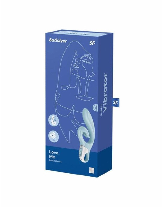 Вібратор-кролик Satisfyer Love Me Blue Вібратор-кролик Satisfyer Love Me Blue
