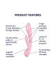 Вібратор-кролик Satisfyer Triple Oh Pink Вібратор-кролик Satisfyer Triple Oh Pink