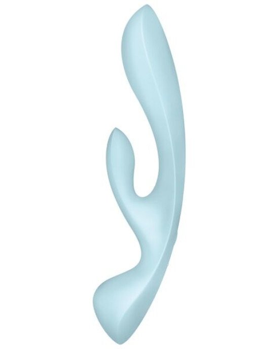 Вібратор-кролик Satisfyer Triple Oh Blue Вібратор-кролик Satisfyer Triple Oh Blue