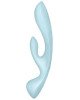 Вібратор-кролик Satisfyer Triple Oh Blue Вібратор-кролик Satisfyer Triple Oh Blue