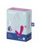 Смарт-вібратор у трусики Satisfyer Top Secret Pink вагінально-кліторальний, 2 мотори