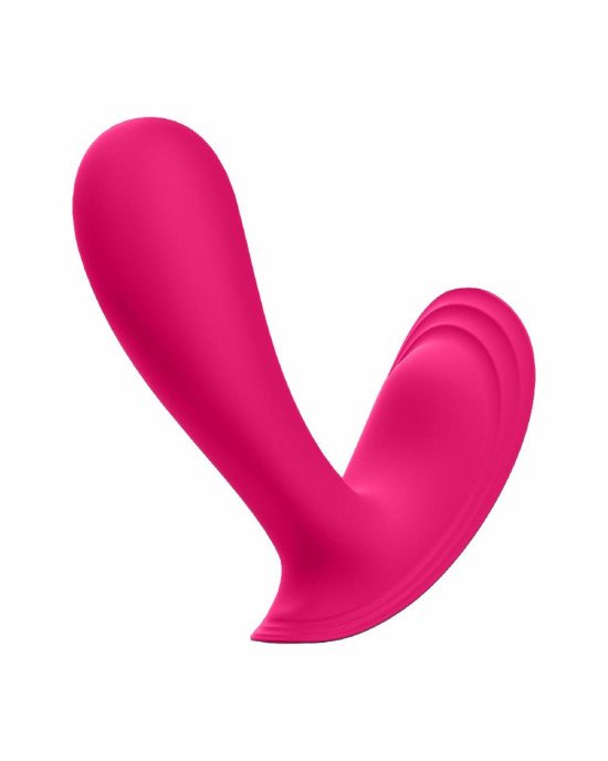 Смарт-вібратор у трусики Satisfyer Top Secret Pink вагінально-кліторальний, 2 мотори
