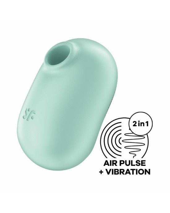 Вакуумний стимулятор із вібрацією Satisfyer Pro To Go 2 Mint Вакуумний стимулятор із вібрацією Satisfyer Pro To Go 2 Mint