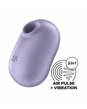 Вакуумний стимулятор із вібрацією Satisfyer Pro To Go 2 Violet