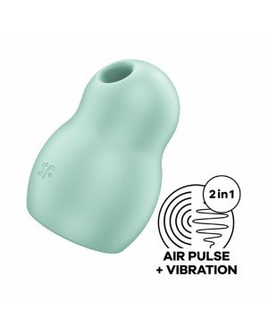 Вакуумний стимулятор з вібрацією Satisfyer Pro To Go 1 Mint