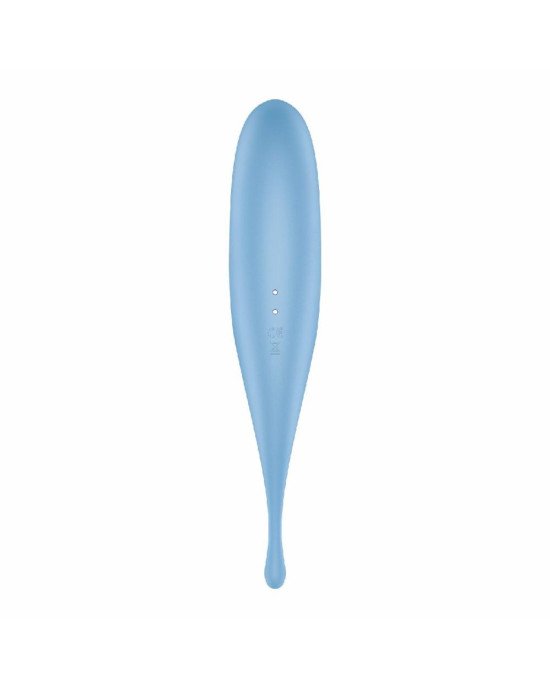 Вібратор для клітора з вакуумною стимуляцією Satisfyer Twirling Pro Blue Вібратор для клітора з вакуумною стимуляцією Satisfyer Twirling Pro Blue