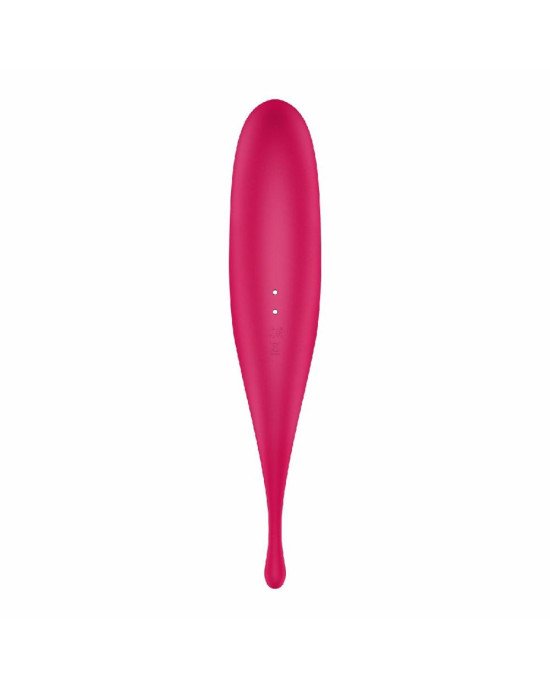 Вібратор для клітора з вакуумною стимуляцією Satisfyer Twirling Pro Red Вібратор для клітора з вакуумною стимуляцією Satisfyer Twirling Pro Red