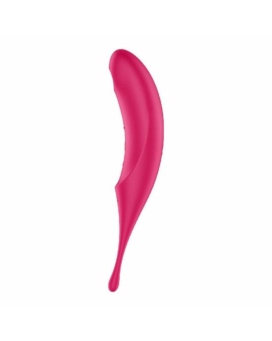 Вібратор для клітора з вакуумною стимуляцією Satisfyer Twirling Pro Red Вібратор для клітора з вакуумною стимуляцією Satisfyer Twirling Pro Red