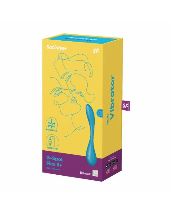 Універсальний вібратор Satisfyer G-Spot Flex 5+ Petrol Універсальний вібратор Satisfyer G-Spot Flex 5+ Petrol