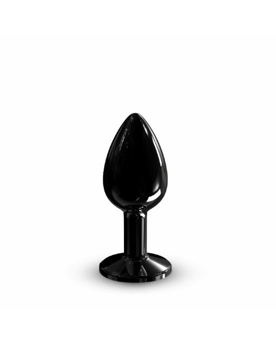 Металева анальна пробка із прикрасою у вигляді кристалу Dorcel - Diamond Plug BLACK S Металева анальна пробка із прикрасою у вигляді кристалу Dorcel - Diamond Plug BLACK S