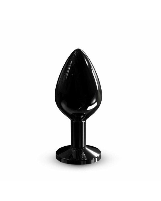 Металева анальна пробка із прикрасою у вигляді кристалу Dorcel - Diamond Plug BLACK M Металева анальна пробка із прикрасою у вигляді кристалу Dorcel - Diamond Plug BLACK M