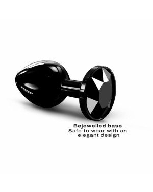 Металева анальна пробка із прикрасою у вигляді кристалу Dorcel - Diamond Plug BLACK M Металева анальна пробка із прикрасою у вигляді кристалу Dorcel - Diamond Plug BLACK M