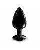 Металева анальна пробка із прикрасою у вигляді кристалу Dorcel - Diamond Plug BLACK L Металева анальна пробка із прикрасою у вигляді кристалу Dorcel - Diamond Plug BLACK L