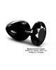 Металева анальна пробка із прикрасою у вигляді кристалу Dorcel - Diamond Plug BLACK L Металева анальна пробка із прикрасою у вигляді кристалу Dorcel - Diamond Plug BLACK L