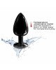 Металева анальна пробка із прикрасою у вигляді кристалу Dorcel - Diamond Plug BLACK L Металева анальна пробка із прикрасою у вигляді кристалу Dorcel - Diamond Plug BLACK L