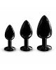 Металева анальна пробка із прикрасою у вигляді кристалу Dorcel - Diamond Plug BLACK L Металева анальна пробка із прикрасою у вигляді кристалу Dorcel - Diamond Plug BLACK L