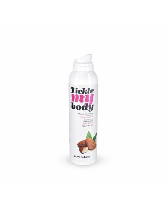 Масажна піна Love To Love TICKLE MY BODY SWEET ALMONDS (150 мл) зволожувальна Масажна піна Love To Love TICKLE MY BODY SWEET ALMONDS (150 мл) зволожувальна
