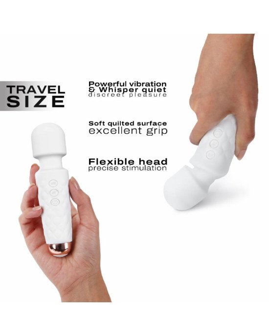 Мінівібромасажер Dorcel Wand Mini Wanderful White Мінівібромасажер Dorcel Wand Mini Wanderful White