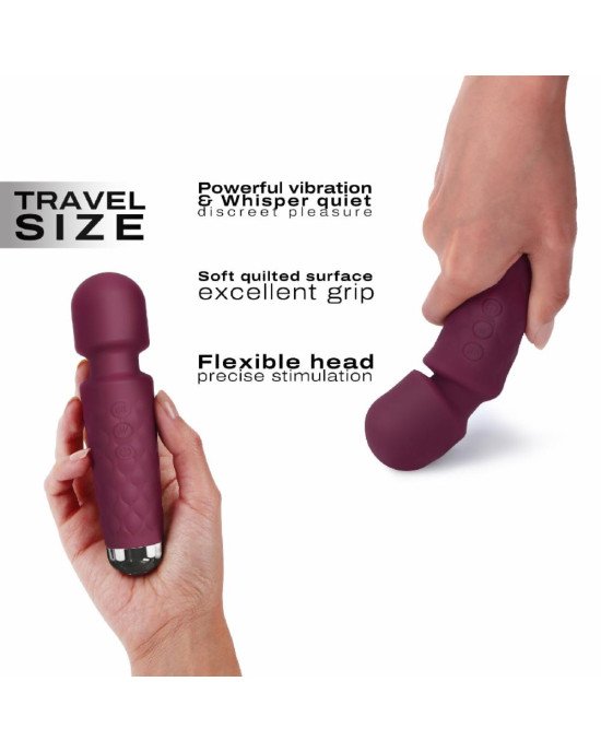 Мінівібромасажер Dorcel Wand Mini Wanderful Plum Мінівібромасажер Dorcel Wand Mini Wanderful Plum