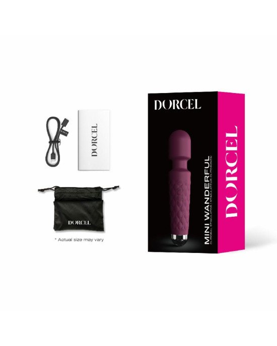 Мінівібромасажер Dorcel Wand Mini Wanderful Plum Мінівібромасажер Dorcel Wand Mini Wanderful Plum