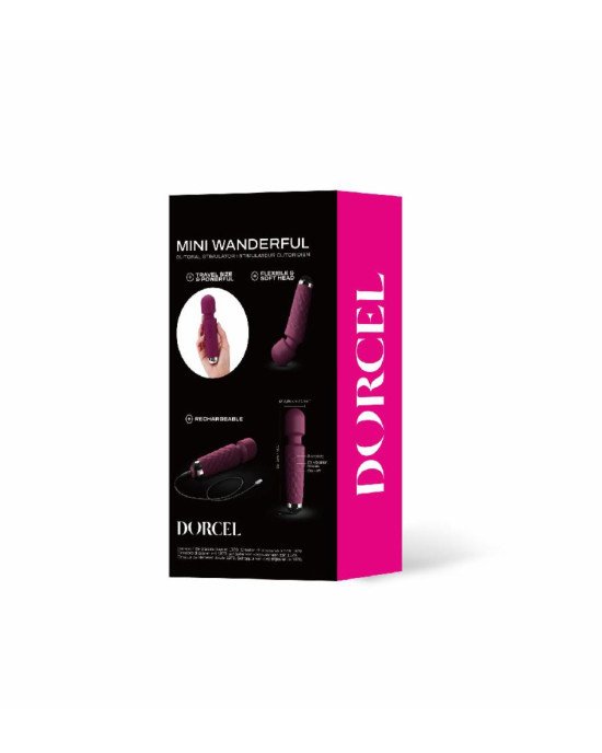 Мінівібромасажер Dorcel Wand Mini Wanderful Plum Мінівібромасажер Dorcel Wand Mini Wanderful Plum