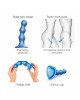 Насадка для страпона Strap-On-Me DILDO PLUG BALLS BLEU METALLIC - M Насадка для страпона Strap-On-Me DILDO PLUG BALLS BLEU METALLIC - M
