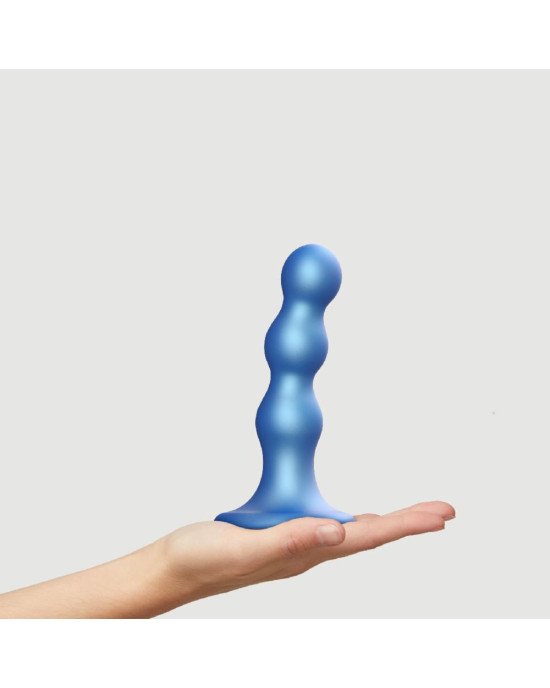 Насадка для страпона Strap-On-Me DILDO PLUG BALLS BLEU METALLIC - M Насадка для страпона Strap-On-Me DILDO PLUG BALLS BLEU METALLIC - M