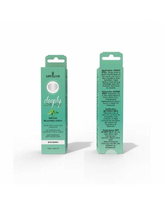 Спрей для мінету Sensuva Deeply Love You Spearmint (29 мл), для глибокого мінету Спрей для мінету Sensuva Deeply Love You Spearmint (29 мл), для глибокого мінету