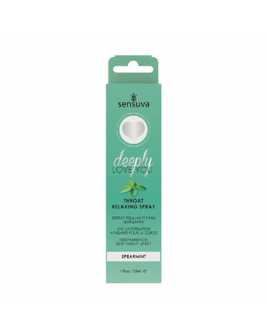 Спрей для мінету Sensuva Deeply Love You Spearmint (29 мл), для глибокого мінету Спрей для мінету Sensuva Deeply Love You Spearmint (29 мл), для глибокого мінету
