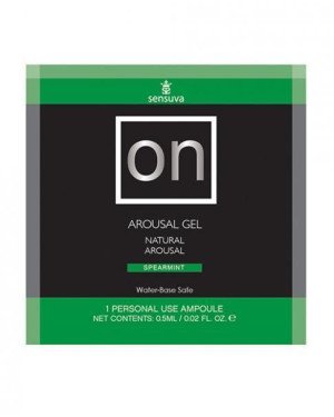 Пробник збуджувального геля Sensuva - ON Arousal Gel for Her Spearmint (6 мл)
