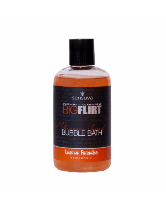 Піна для ванни Sensuva - Big Flirt Pheromone Bubble Bath - Lust in Paradise (237 мл)