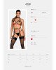 Портупея на груди Obsessive A740 harness black O/S, штучна шкіра Портупея на груди Obsessive A740 harness black O/S, штучна шкіра