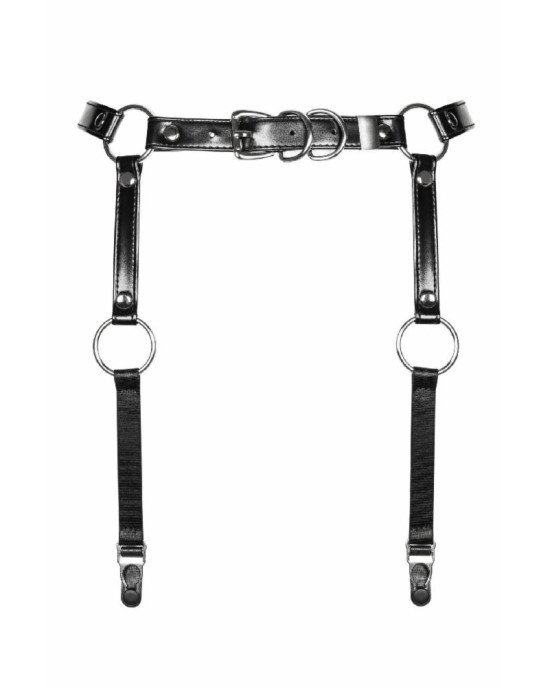 Гартери Obsessive A741 garter belt black O/S, штучна шкіра Гартери Obsessive A741 garter belt black O/S, штучна шкіра