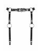 Гартери Obsessive A741 garter belt black O/S, штучна шкіра Гартери Obsessive A741 garter belt black O/S, штучна шкіра