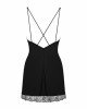 Сорочка та трусики Obsessive Bella Rou chemise & thong XS/S