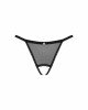 Прозорі стрінги з доступом Obsessive Celia Noir crotchless thong M/L Прозорі стрінги з доступом Obsessive Celia Noir crotchless thong M/L
