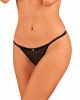 Прозорі стрінги з доступом Obsessive Celia Noir crotchless thong M/L Прозорі стрінги з доступом Obsessive Celia Noir crotchless thong M/L
