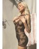 Ажурна сукня-сітка Leg Avenue Lace mini dress with cut-outs Black, one size Ажурна сукня-сітка Leg Avenue Lace mini dress with cut-outs Black, one size