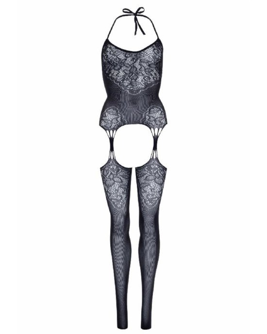 Leg Avenue Jacquard net bodystocking OS Black Leg Avenue Jacquard net bodystocking OS Black