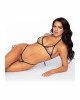 Leg Avenue Rhinestone bikini & g-string OS Black Leg Avenue Rhinestone bikini & g-string OS Black