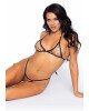 Leg Avenue Rhinestone bikini & g-string OS Black Leg Avenue Rhinestone bikini & g-string OS Black