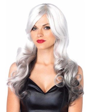 Leg Avenue Allure Multi Color Wig Grey/Black Leg Avenue Allure Multi Color Wig Grey/Black