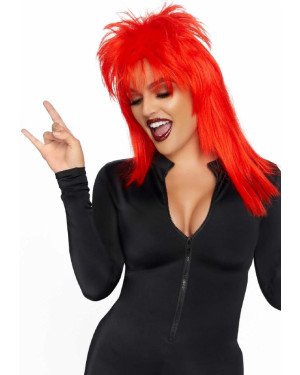 Leg Avenue Unisex rockstar wig Red Leg Avenue Unisex rockstar wig Red