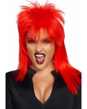 Leg Avenue Unisex rockstar wig Red