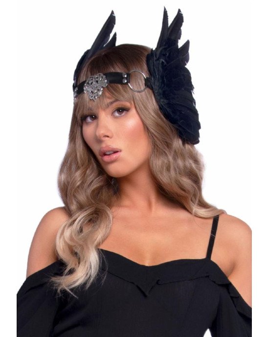 Leg Avenue Feather headband Black Leg Avenue Feather headband Black