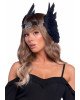Leg Avenue Feather headband Black Leg Avenue Feather headband Black