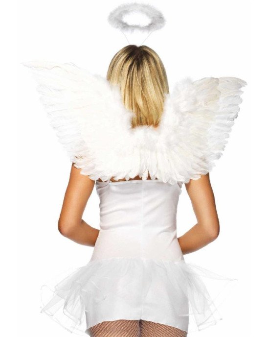 Leg Avenue Angel Accessory Kit White Leg Avenue Angel Accessory Kit White