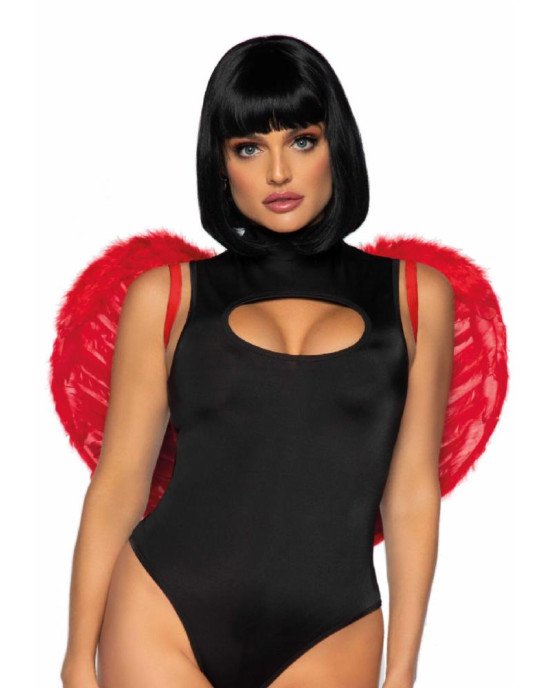 Leg Avenue Marabou feather devil wings Red Leg Avenue Marabou feather devil wings Red
