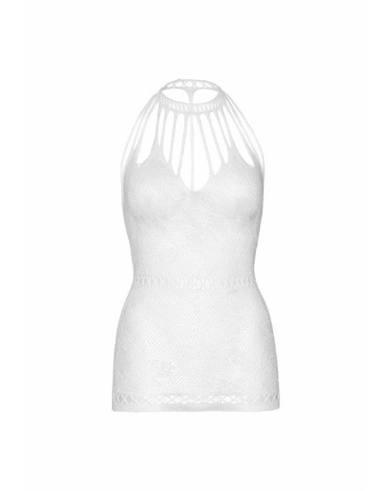 Ажурна сукня-сітка Leg Avenue Lace mini dress with cut-outs White, one size Ажурна сукня-сітка Leg Avenue Lace mini dress with cut-outs White, one size